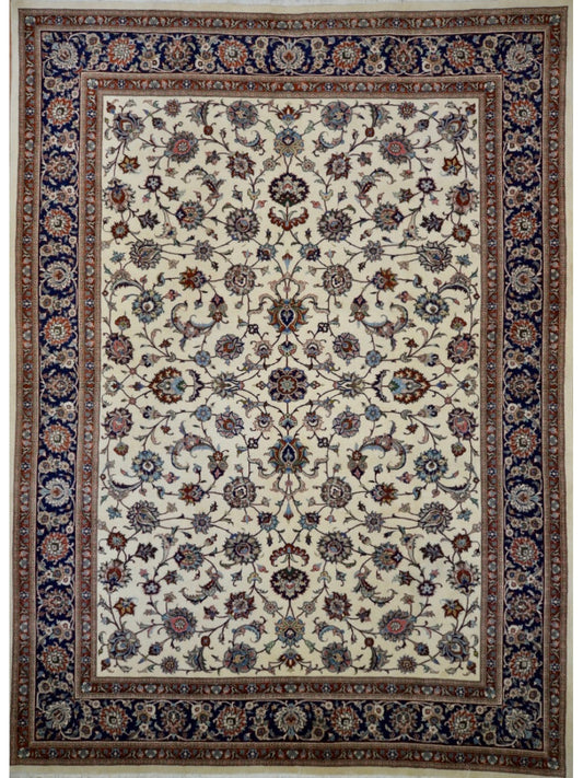 Persian Mashad hand knotted rug 8x11