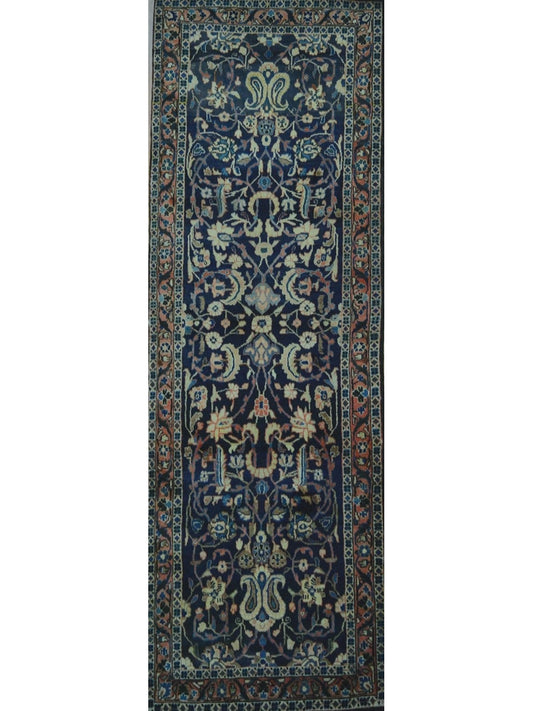 Persian Hamadan hand knotted rug