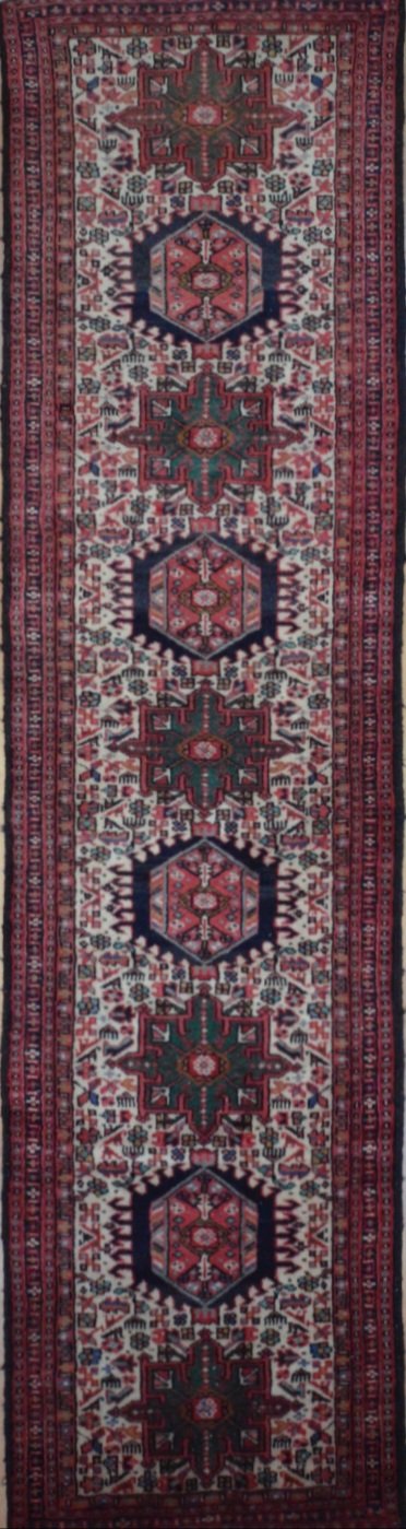 Persian Gharajeh hand knotted rug