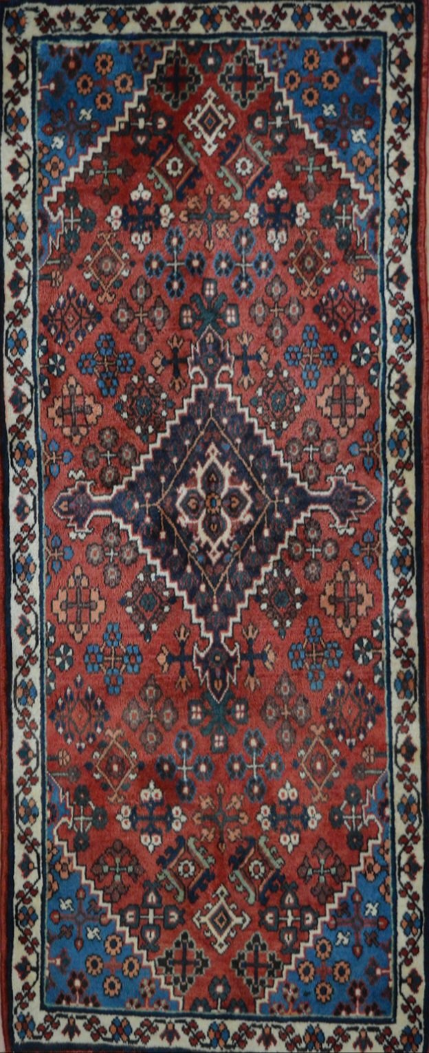 Persian Hamadan hand knotted rug 2x3