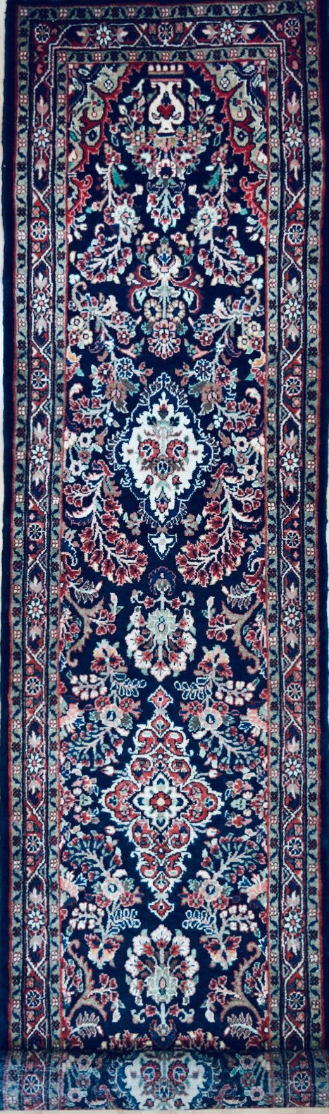 Persian Hamadan hand knotted rug