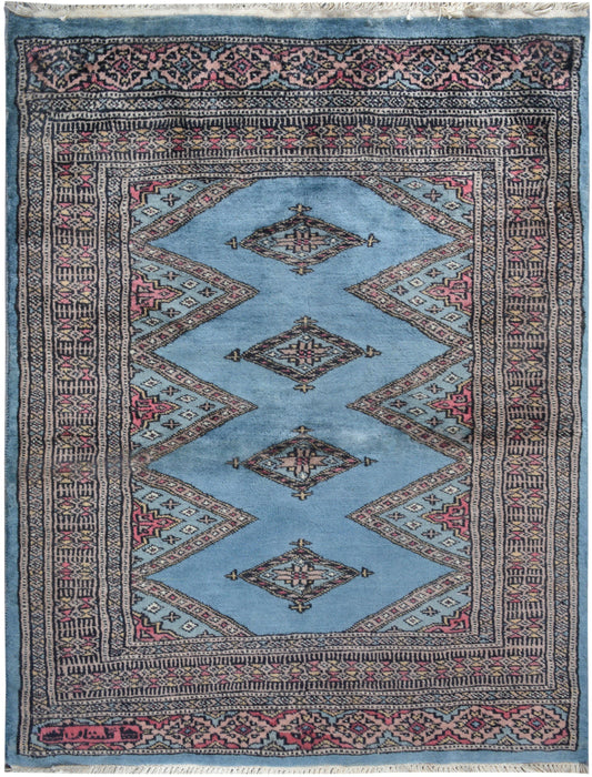 Afghan Gabbeh hand knotted rug 2'6x4'6