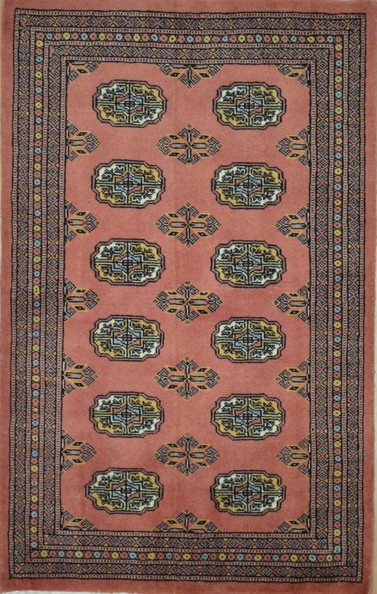 Pakistani Fine Gabbeh hand knotted rug 5x7