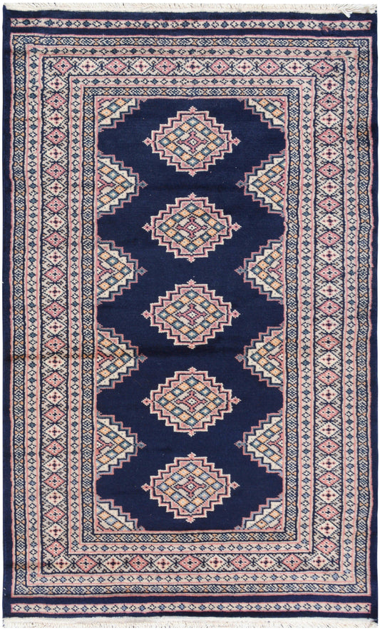 Pakistani Fine Bukhara hand knotted rug 3x5