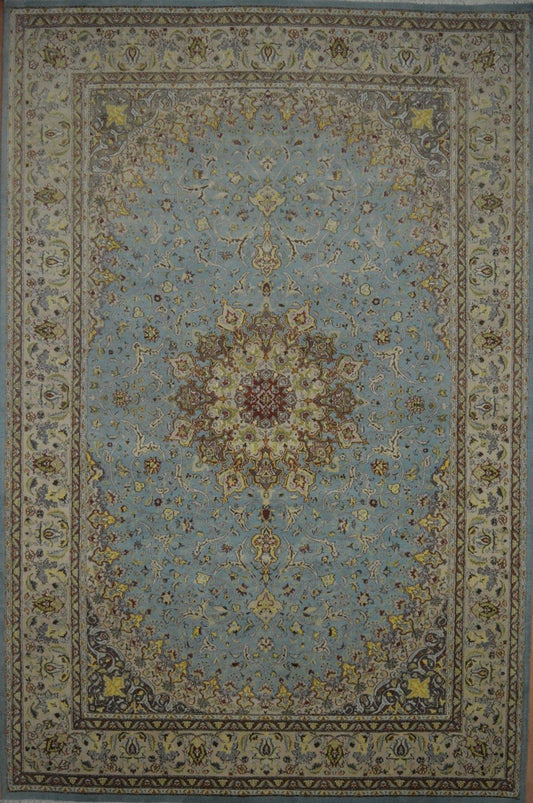 Pakistani Chobi Vegetable Dye hand knotted rug 6x9