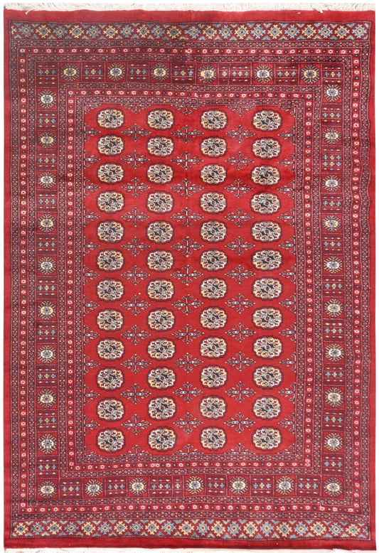 Afghan Modern Abstract hand knotted rug 6x9