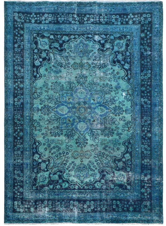 Persian Second Life hand knotted rug 8x11