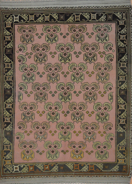 Persian Shiraz hand knotted rug 4x6